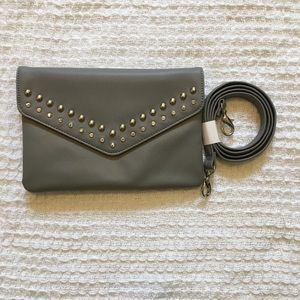 New Grace Adele grey “Joss” Clutch